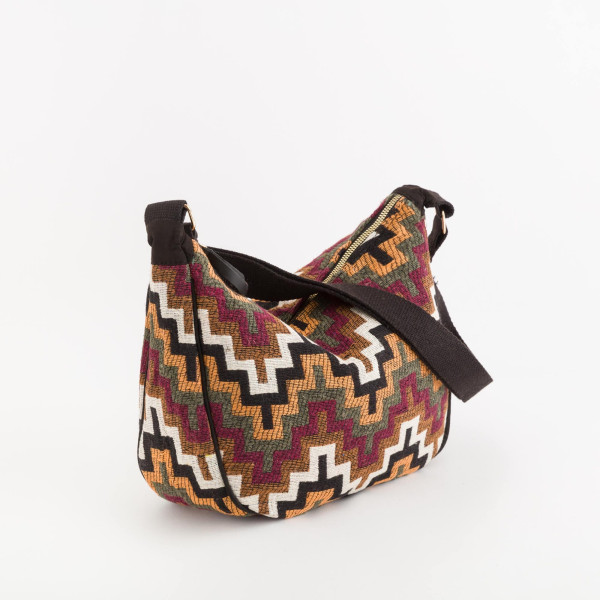 Ženska torba, Crna boja/Višebojna boja ( 188375 )