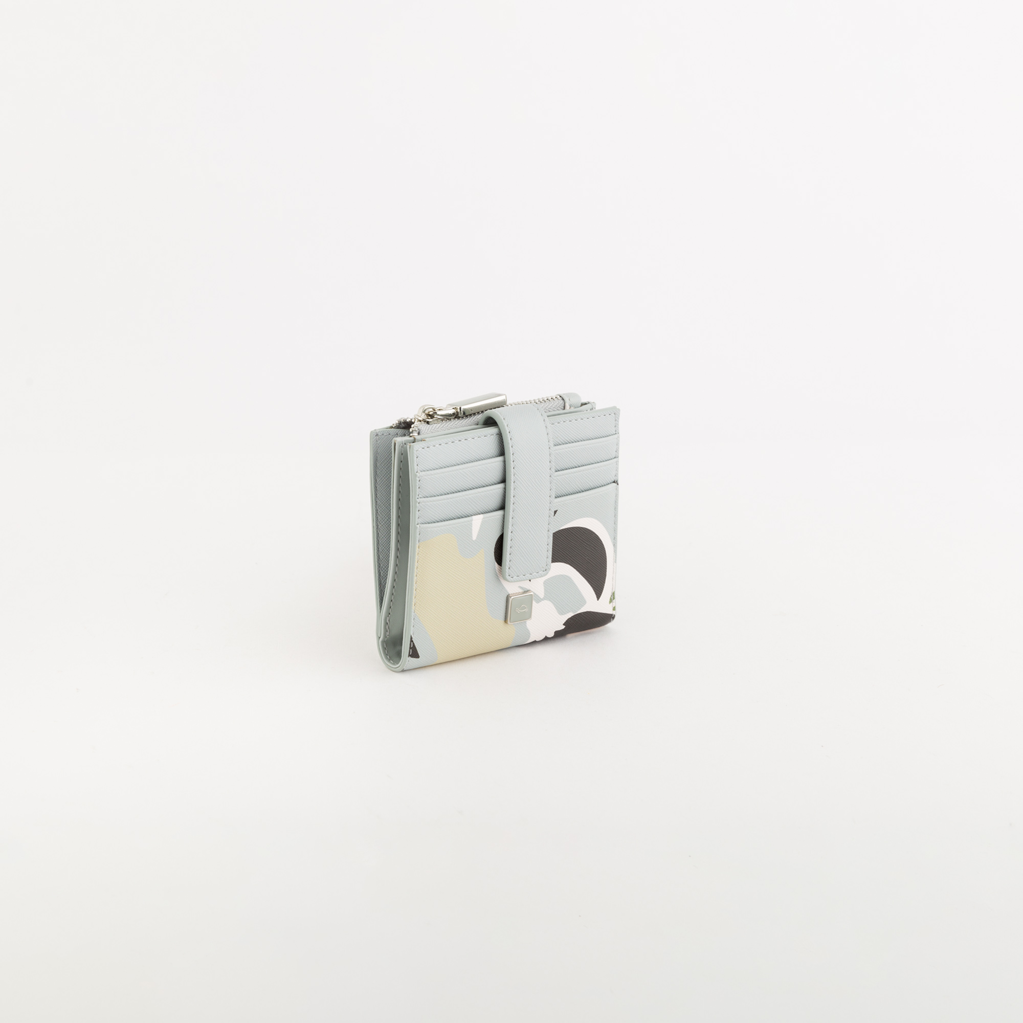 BOUQUET WALLET V1, SMALL LEATHER GOODS, Powder Blue Multicolour ( 300861 )