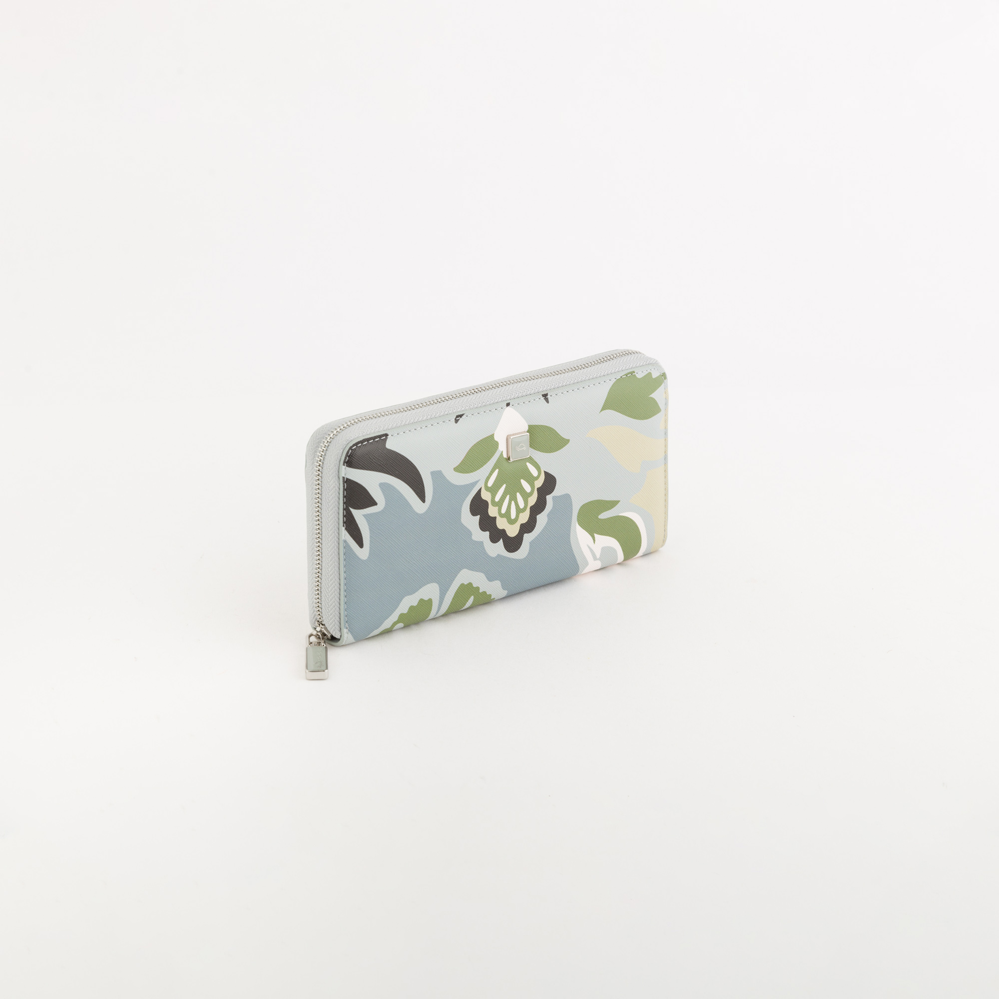 BOUQUET WALLET V1, SMALL LEATHER GOODS, Powder Blue Multicolour ( 300859 )