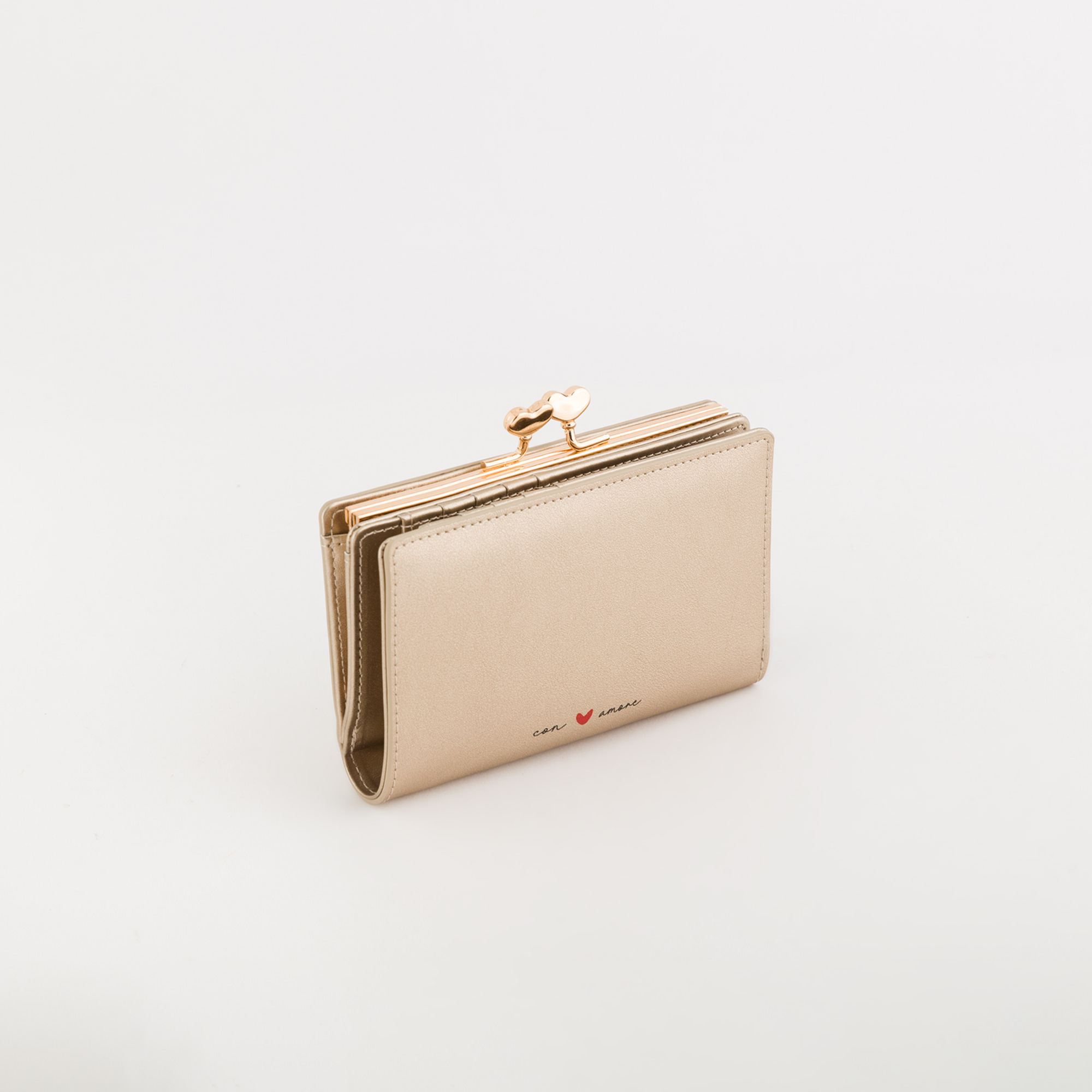 MELISSA WALLET V1, SMALL LEATHER GOODS, Light Gold ( 300738 )