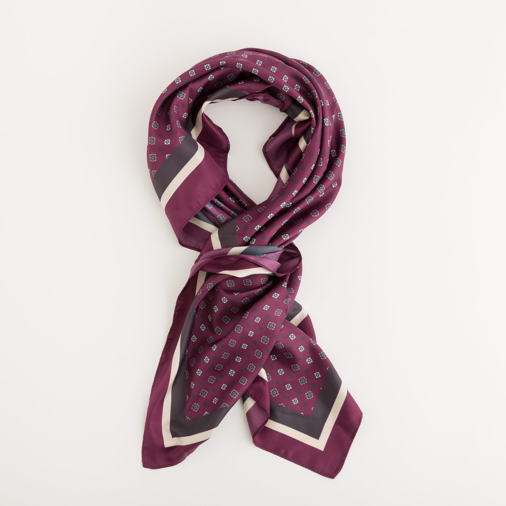 RANGE FOULARD D606, MARAMA, Taupe/Multikolor (302221)
