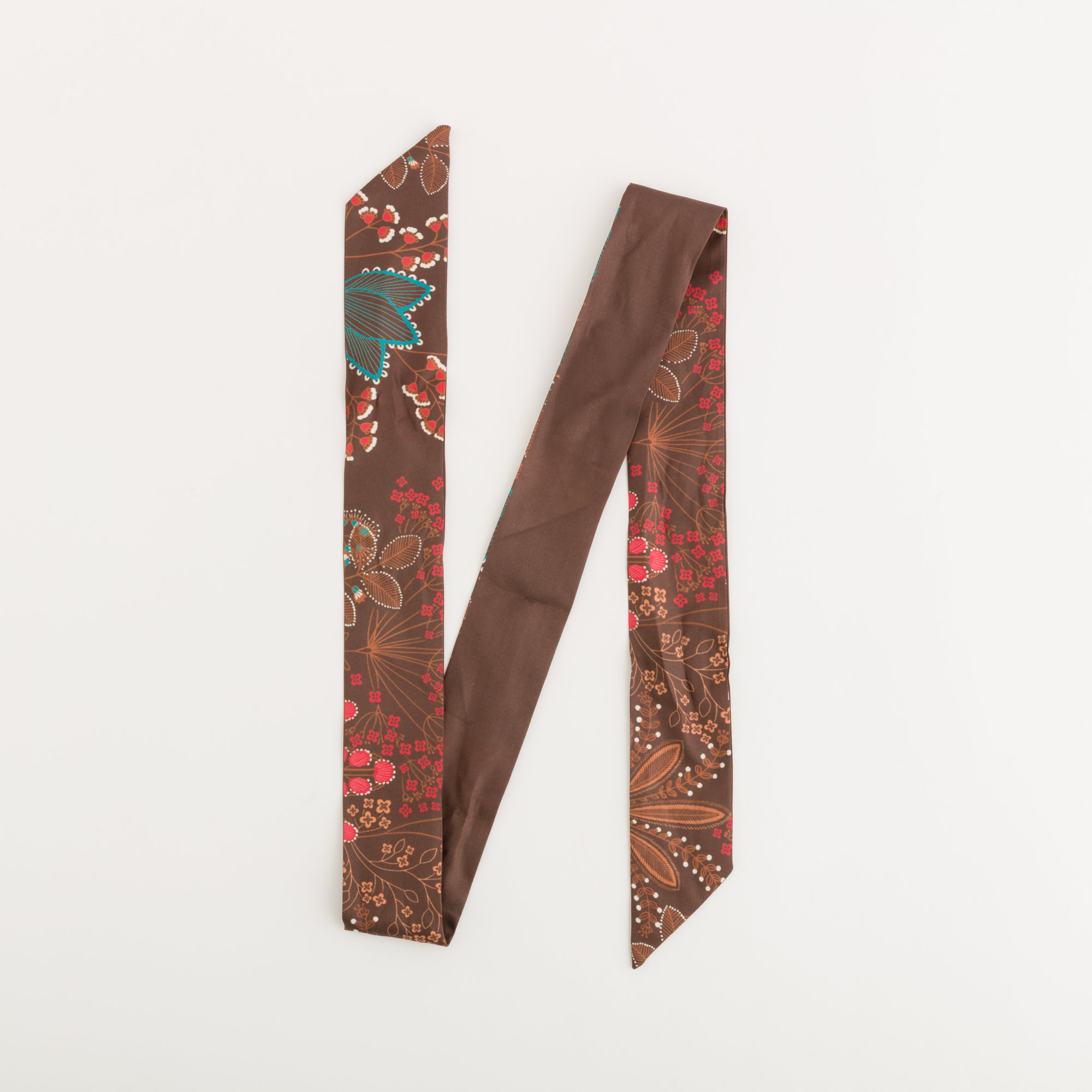 RANGE FOULARD D606, MARAMA, Čokoladna/Multikolor (302218)